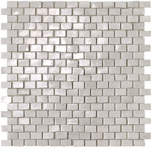 Brickell White Brick Mosaico Gloss