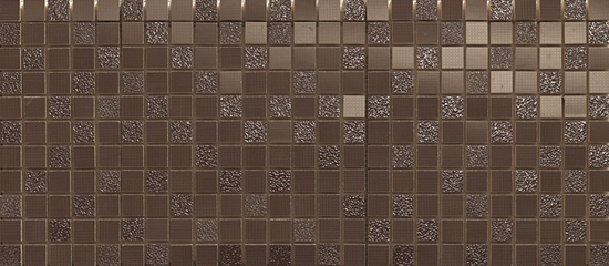 E_MOTION BROWN TARTAN MOSAICO