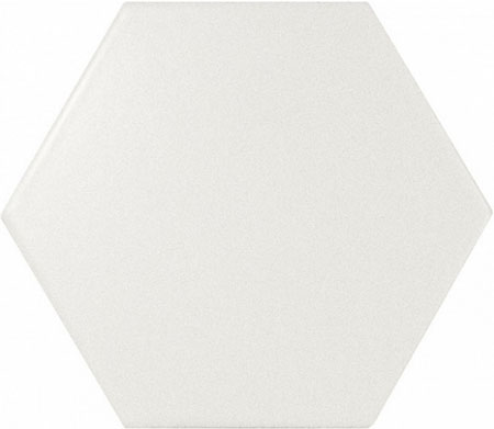 Hexagon White Matt