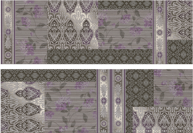 DECOR PATCHWORK GRAFITO (set2)