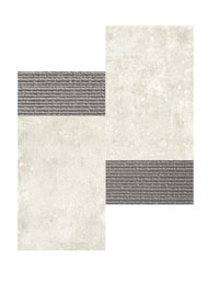 GRUNGE WHITE MOSAI 3D SILVER GRUNGE WHITE MOSAI 3D SILVER