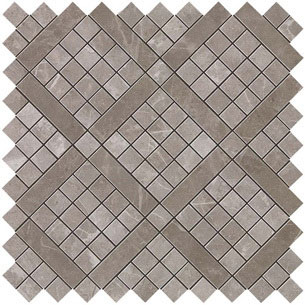 MARVEL GREY FLEURY DIAGONAL MOSAIC