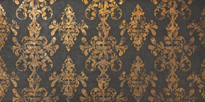 EWALL MOKA GOLD DAMASK