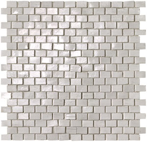 brickell white brick mosaico gloss