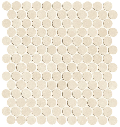 Still Beige Round Mosaico Matt Still Beige Round Mosaico Matt