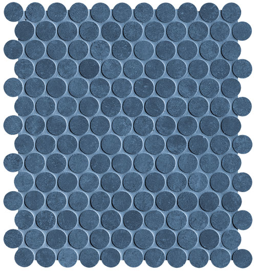 Still Denim Round Mosaico Matt Still Denim Round Mosaico Matt