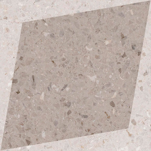 Natural Drops Rhombus Decor Taupe