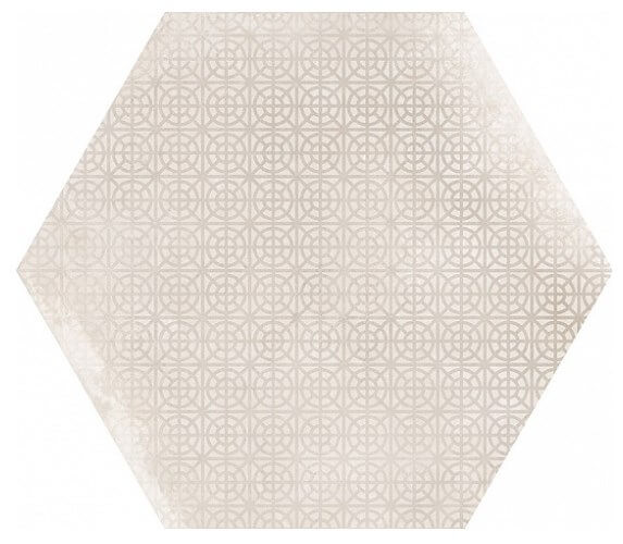 Hexagon Melange Natural Antislip