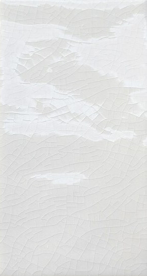Bullnose Blanco Brillo Crackle