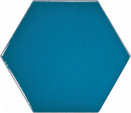 Hexagon Electric Blue