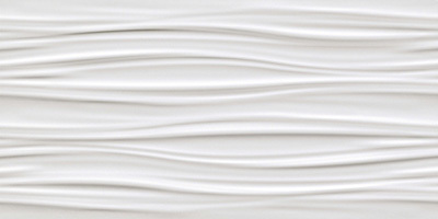 3d Ribbon White Matt