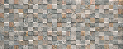 Mosaico Lithos Grey 3d