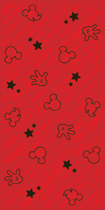 Disney Hands Friends R3060 Red