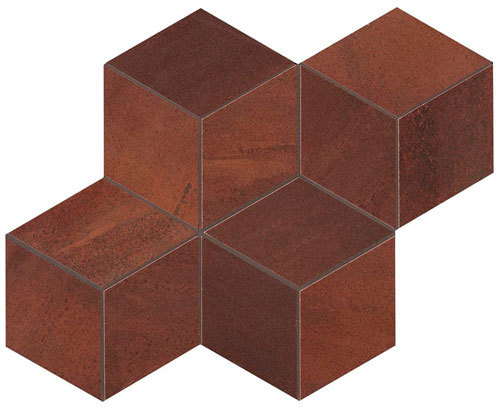 Blaze Corten Mosaico Esagono Lapp