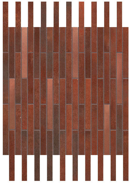 Blaze Corten Mosaico Twin