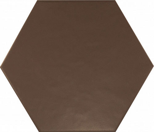 Hexatile Marron Mate